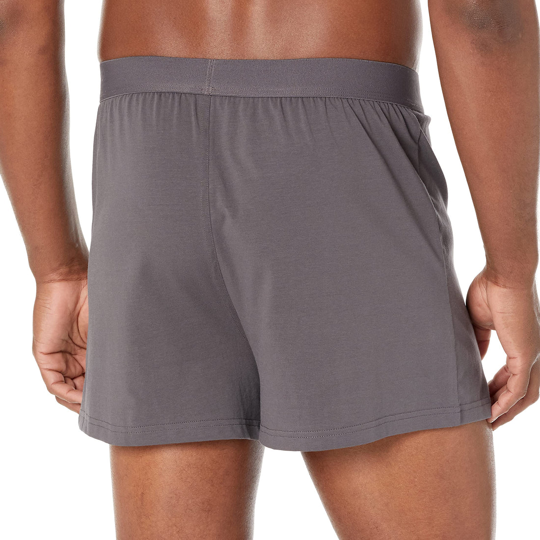 Amazon Essentials Men's Breathable Cotton Jersey Boxer Shorts, Soft Relaxed Fit for All-Day Comfort, Pack of 5