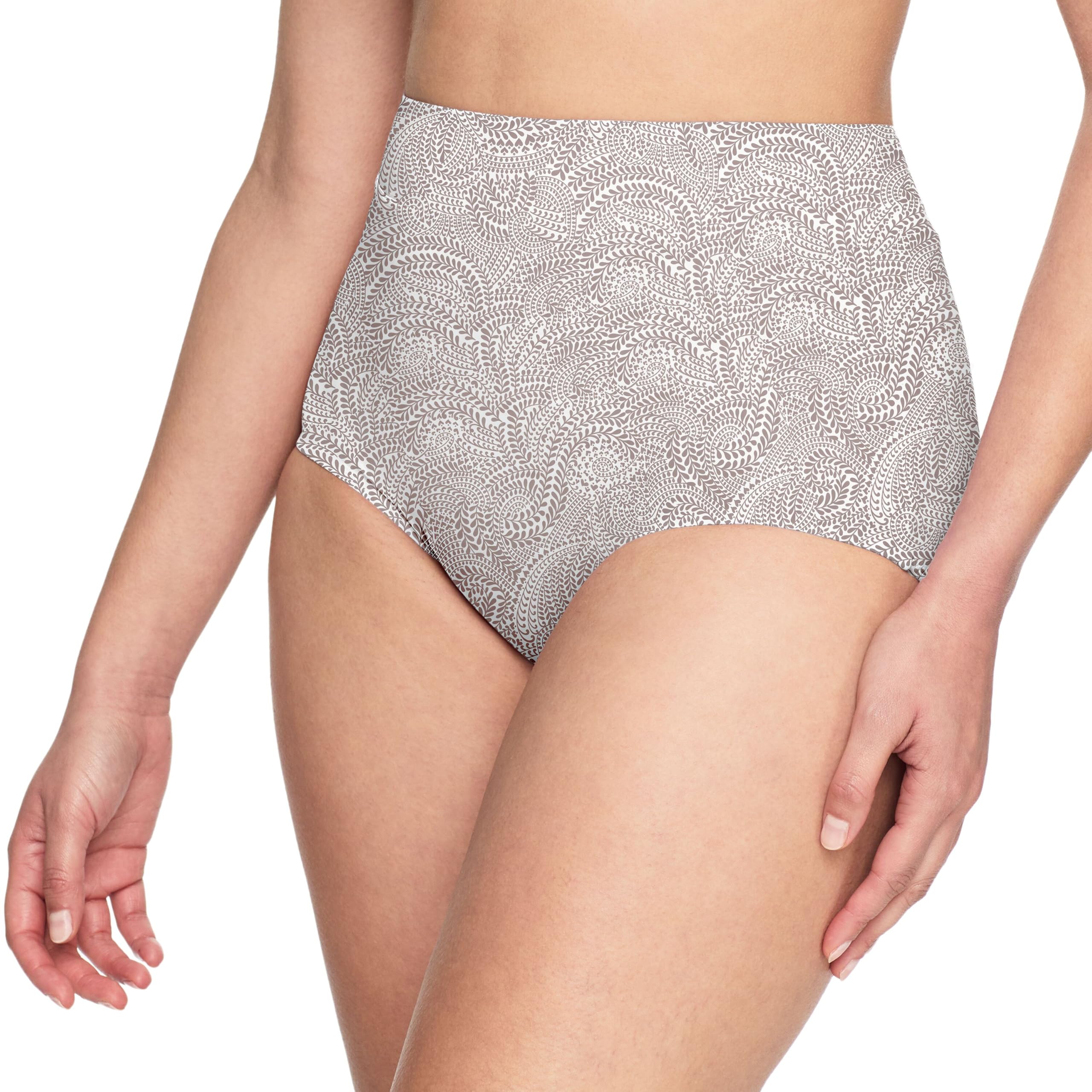 Warner's Women's No Pinching No Problems Hi Cut Brief Panty