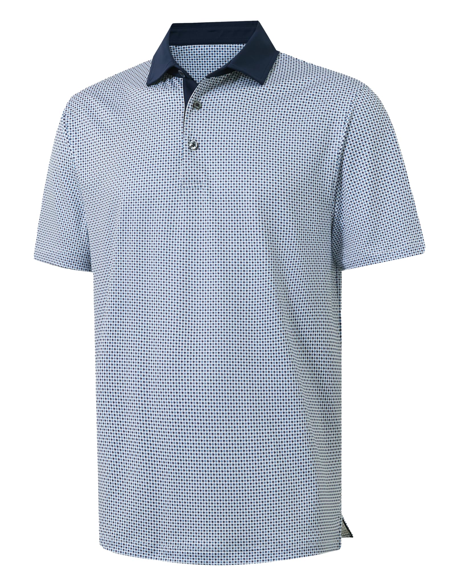 M MAELREG Golf Shirts for Men Short Sleeve Print Patterns Moisture Wicking Performance Lightweight Collared Mens Polo Shirts