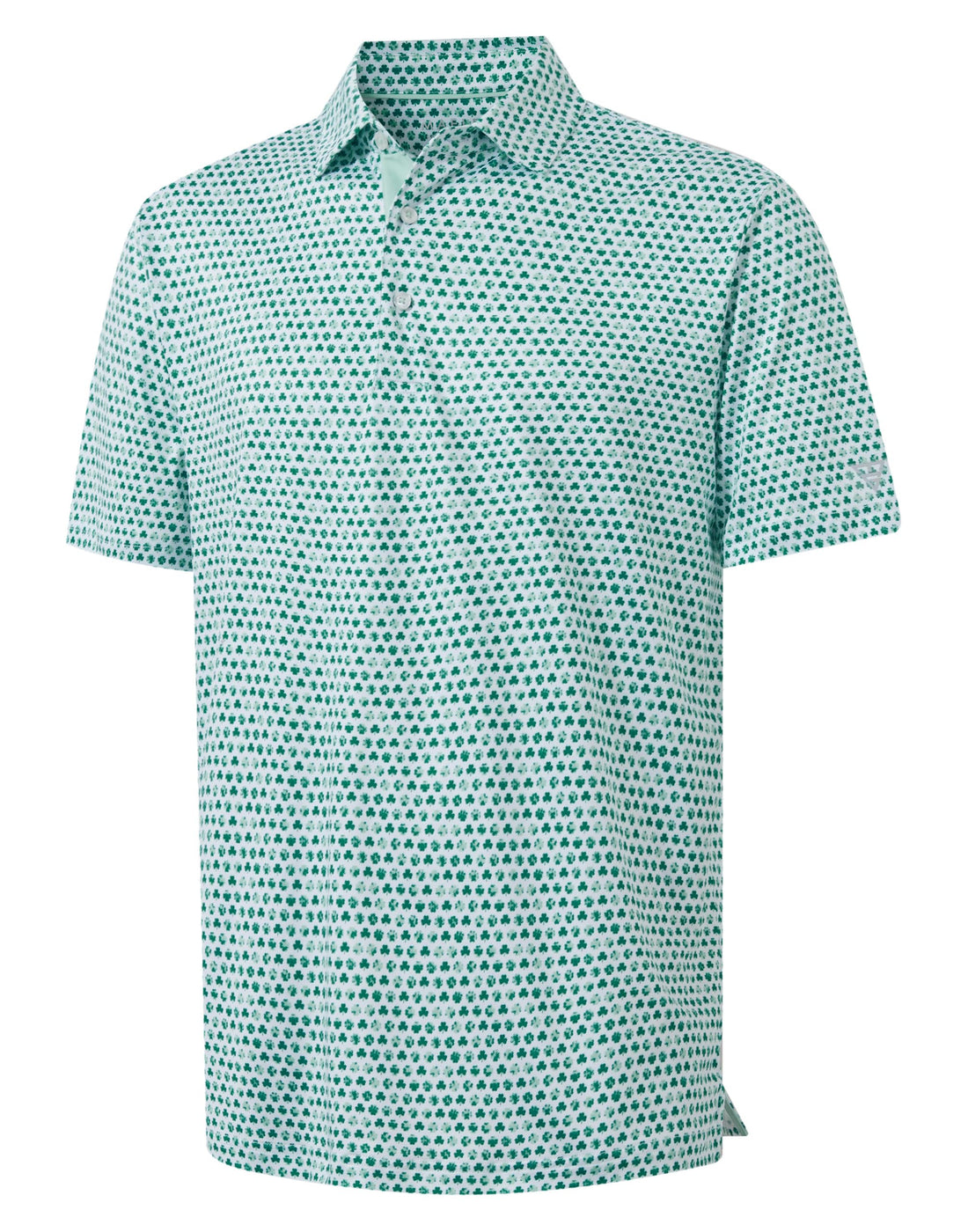 M MAELREG Mens Golf Shirt Print Performance Moisture Wicking Dry Fit Short Sleeve Casual Collared Polo Shirts for Men