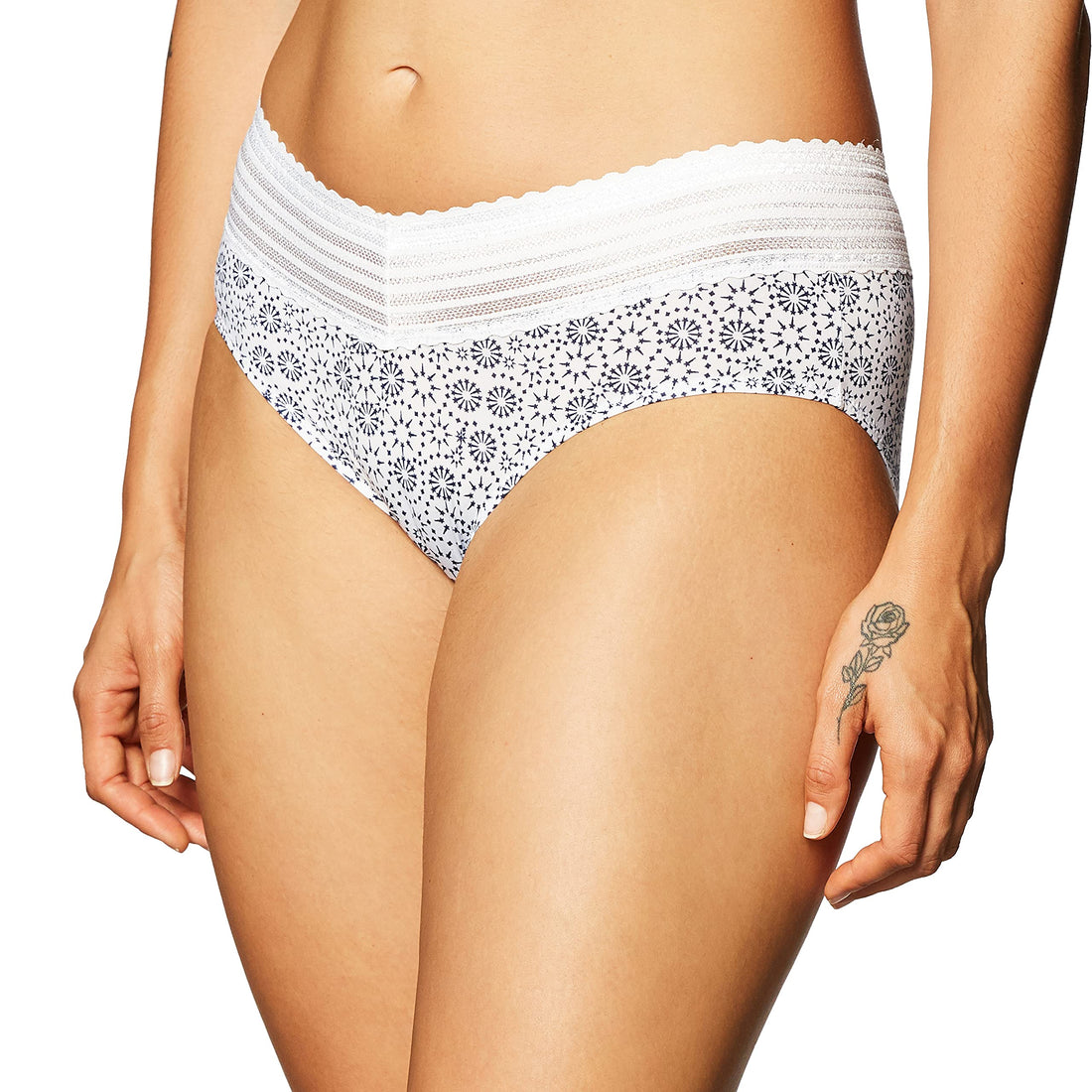 Warner's womens No Pinching No Problems Dig-free Comfort Waist With Lace Microfiber Hipster 5609j