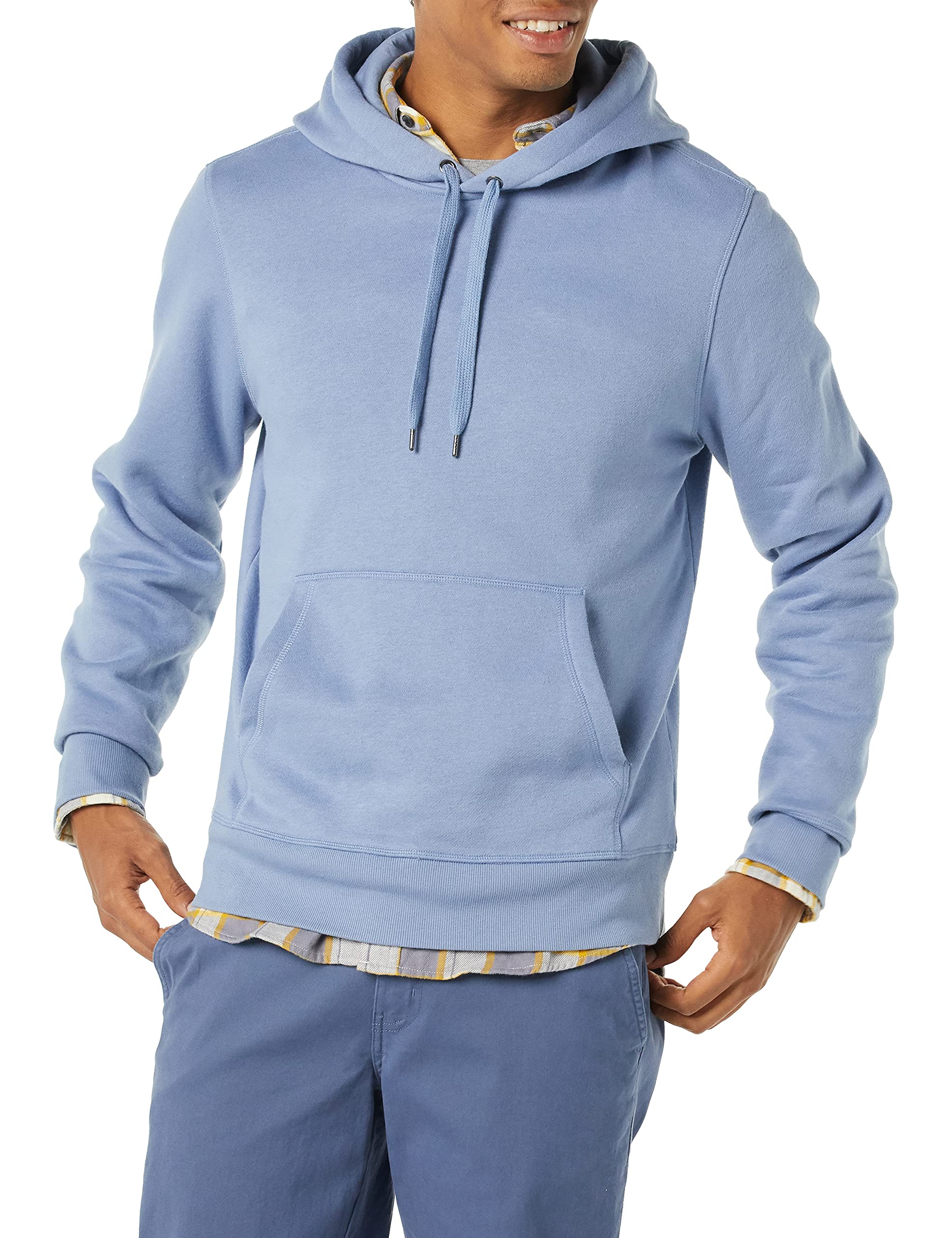 Amazon Essentials mens Fleece Pullover Hooded Sweatshirt