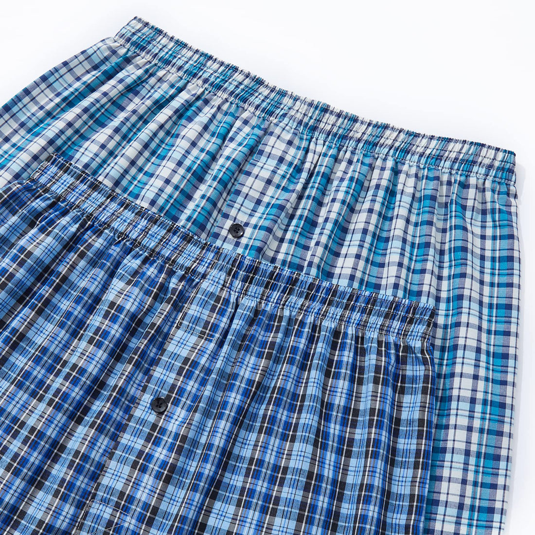JupiterSecret Men's Underwear Woven Boxers for Men Pack Cotton Boxer Shorts Elastic Waistband