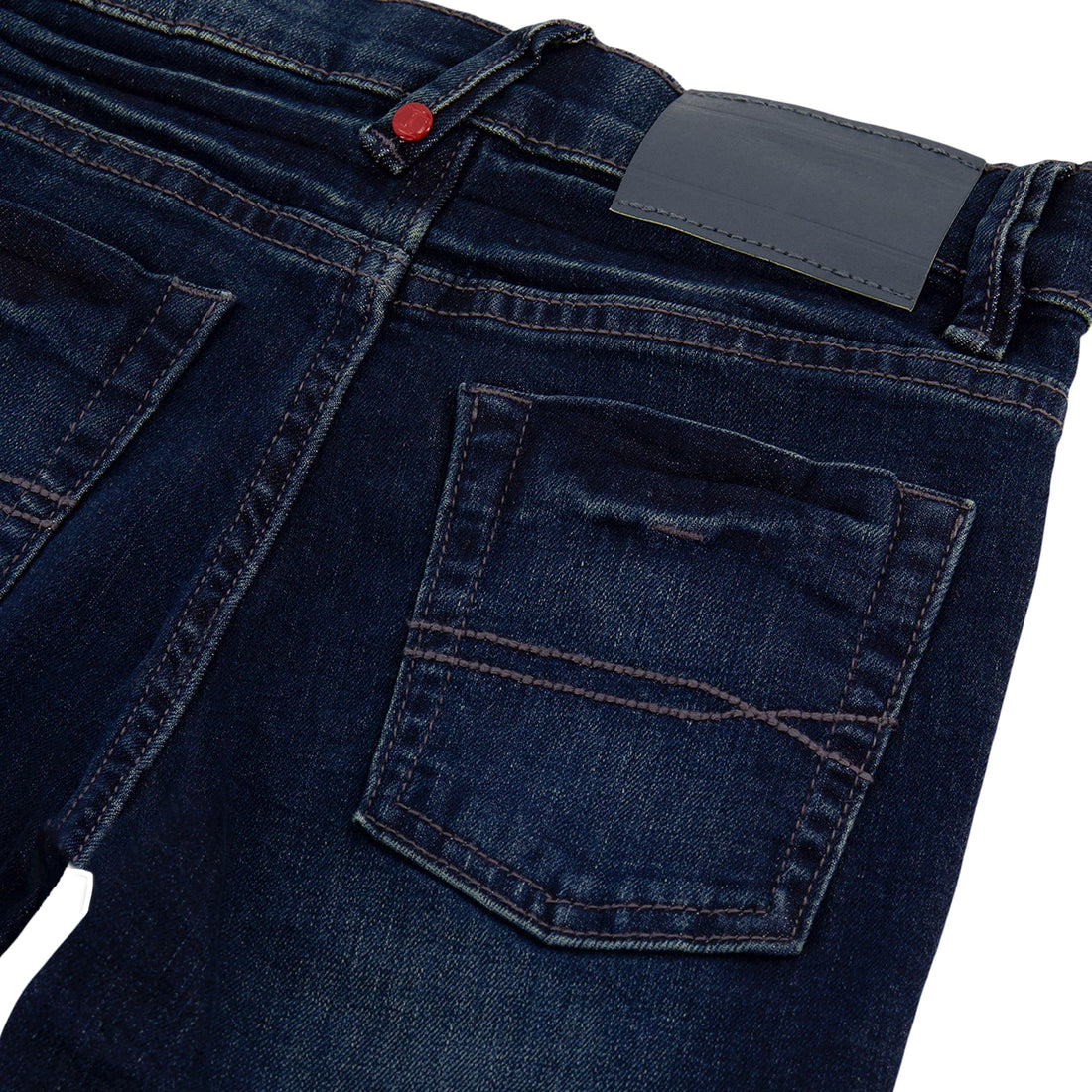 Tommy Hilfiger Boys' 5-Pocket Stretch Slim Straight Leg Denim Jean, Zipper Fly & Button Closure