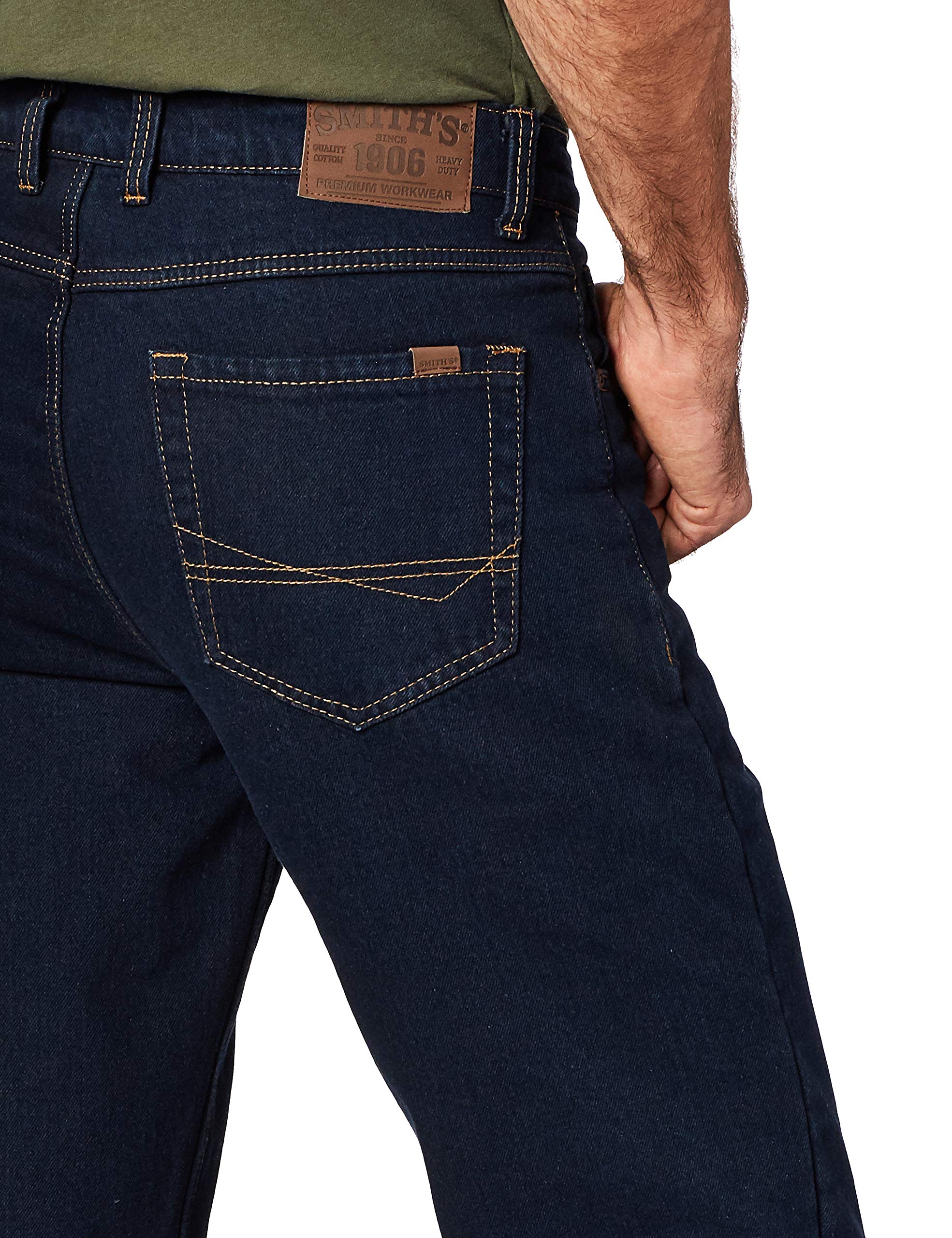 Smith's Workwear Men's Polar Fleece Lined 5 Pocket Work Jean