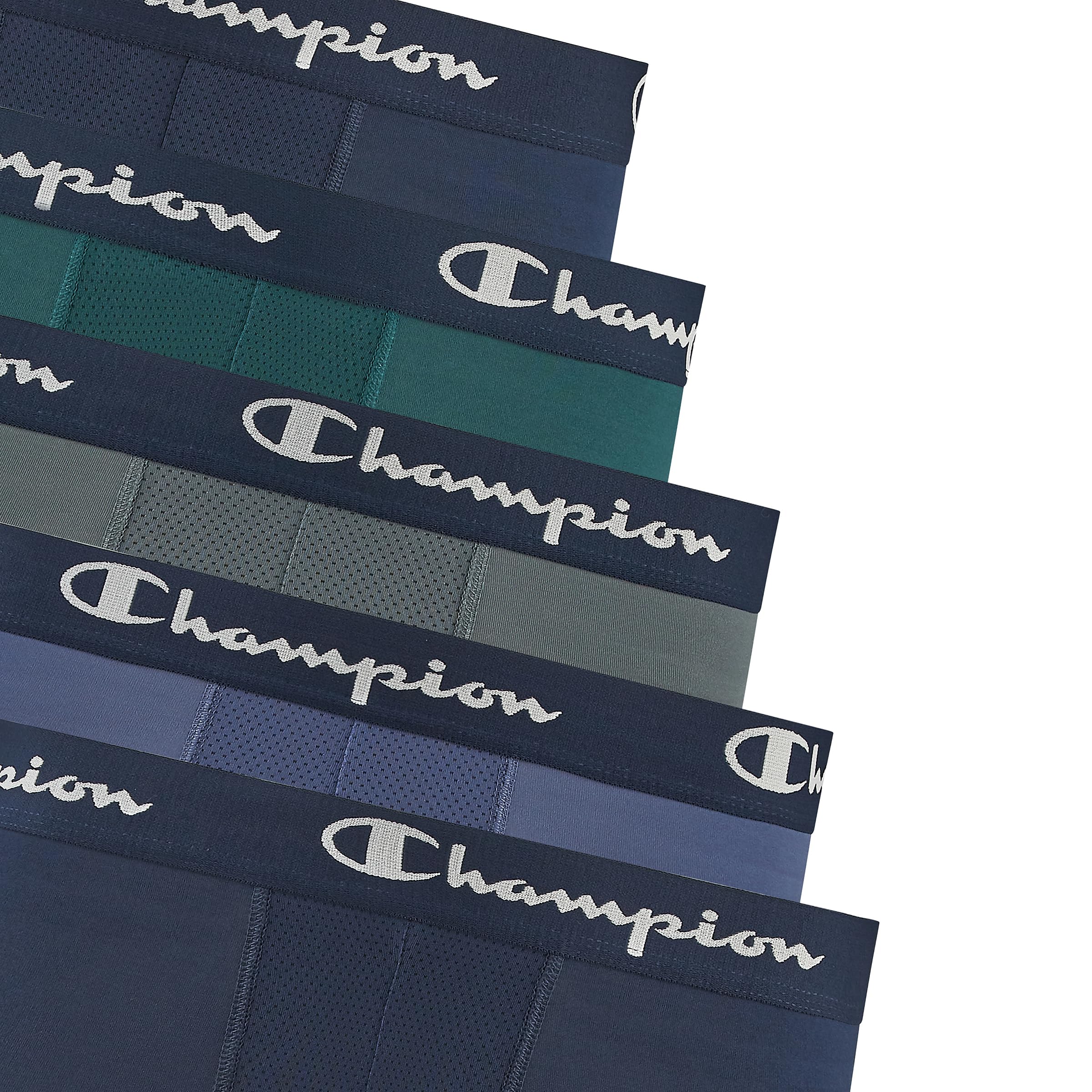 Champion Men's Performance Boxer Brief-5 Pack- With Moisture-wicking, Odor Control, Mesh Pouch & No Ride-up Fit (S–xl)