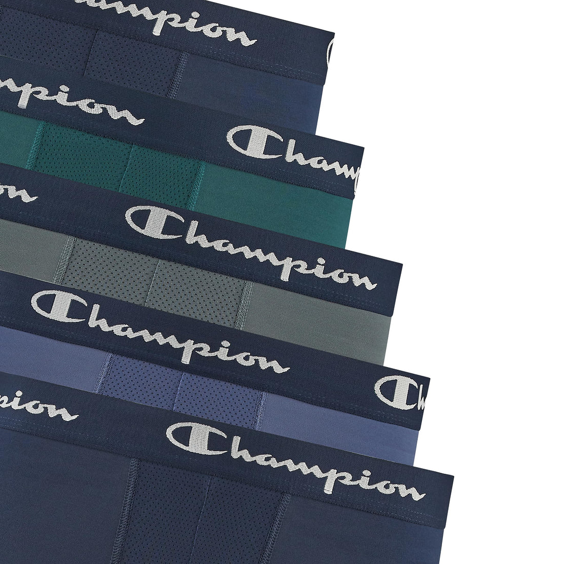Champion Men's Performance Boxer Brief-5 Pack- With Moisture-wicking, Odor Control, Mesh Pouch & No Ride-up Fit (S–xl)