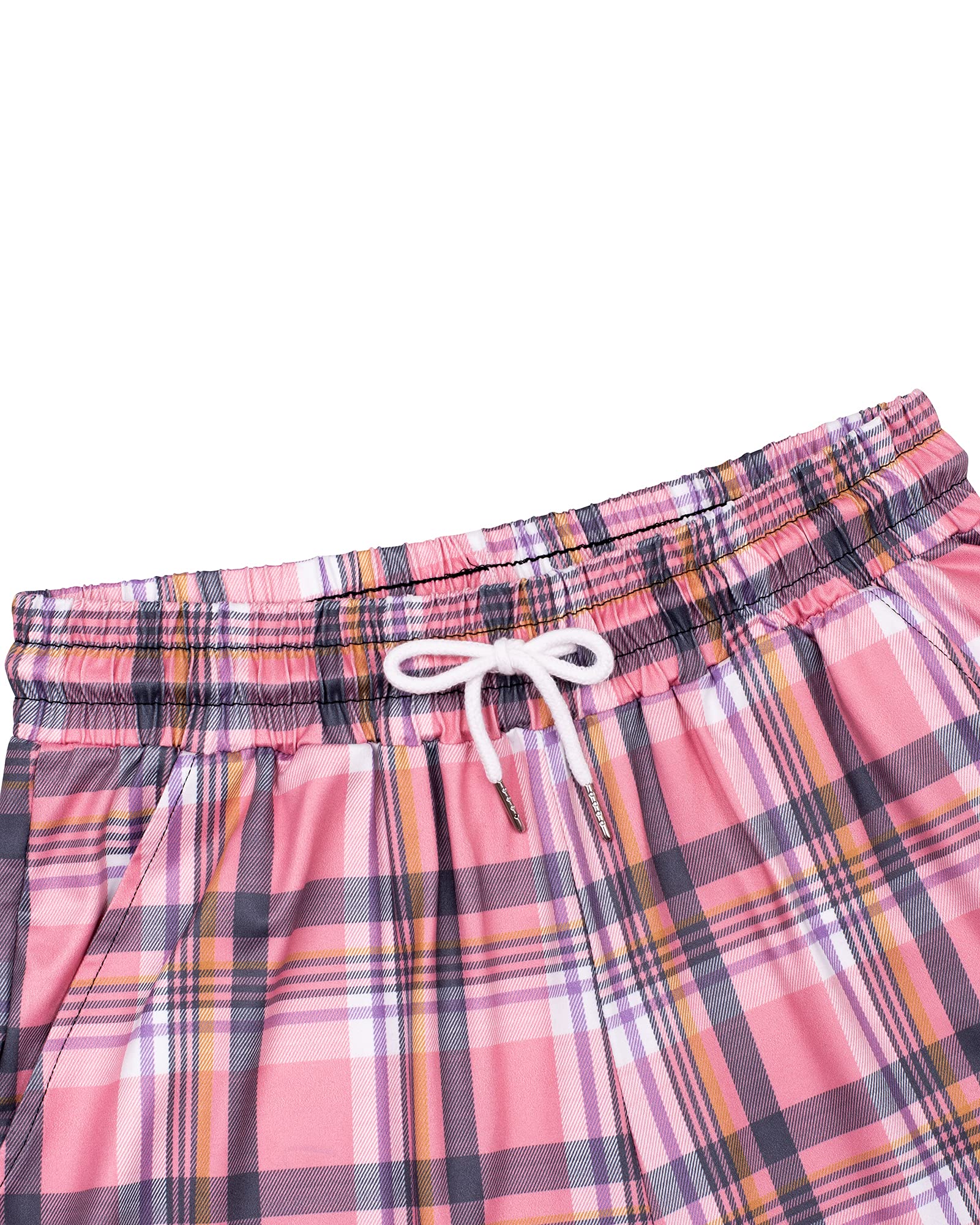 Womens Pajama Pants Plaid Stretch Comfy Lounge Pants Sleep Bottoms Y2K PJ