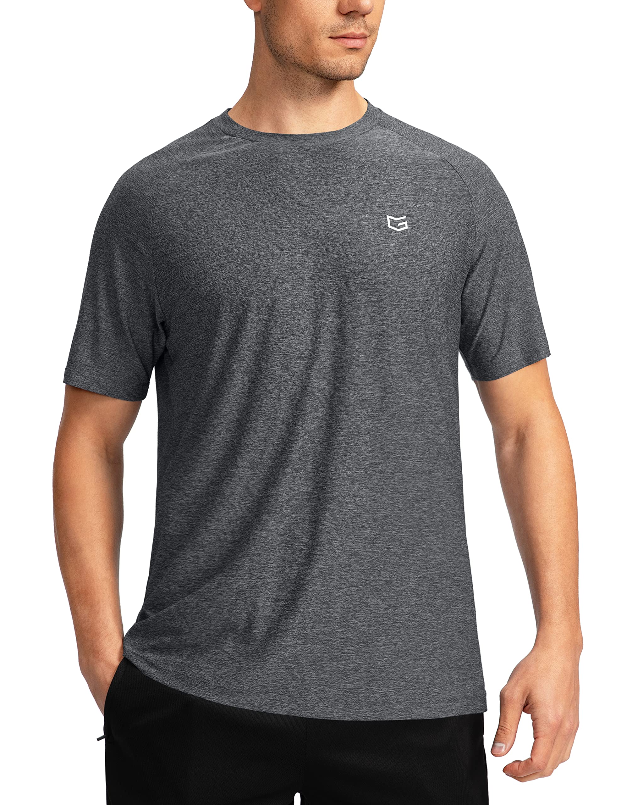 G Gradual Men's Workout Quick Dry T-Shirts Short Sleeve Lightweight Cooling Gym Shirts Tee for Running, Beach, Hiking