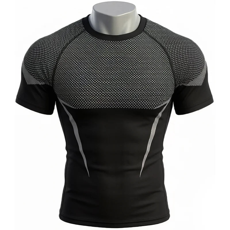 2026 Trendy Brand Super Hero Tight T-shirts Summer New Men Featuring Casual Comfortable And Breathable Sports And Fitness Wear