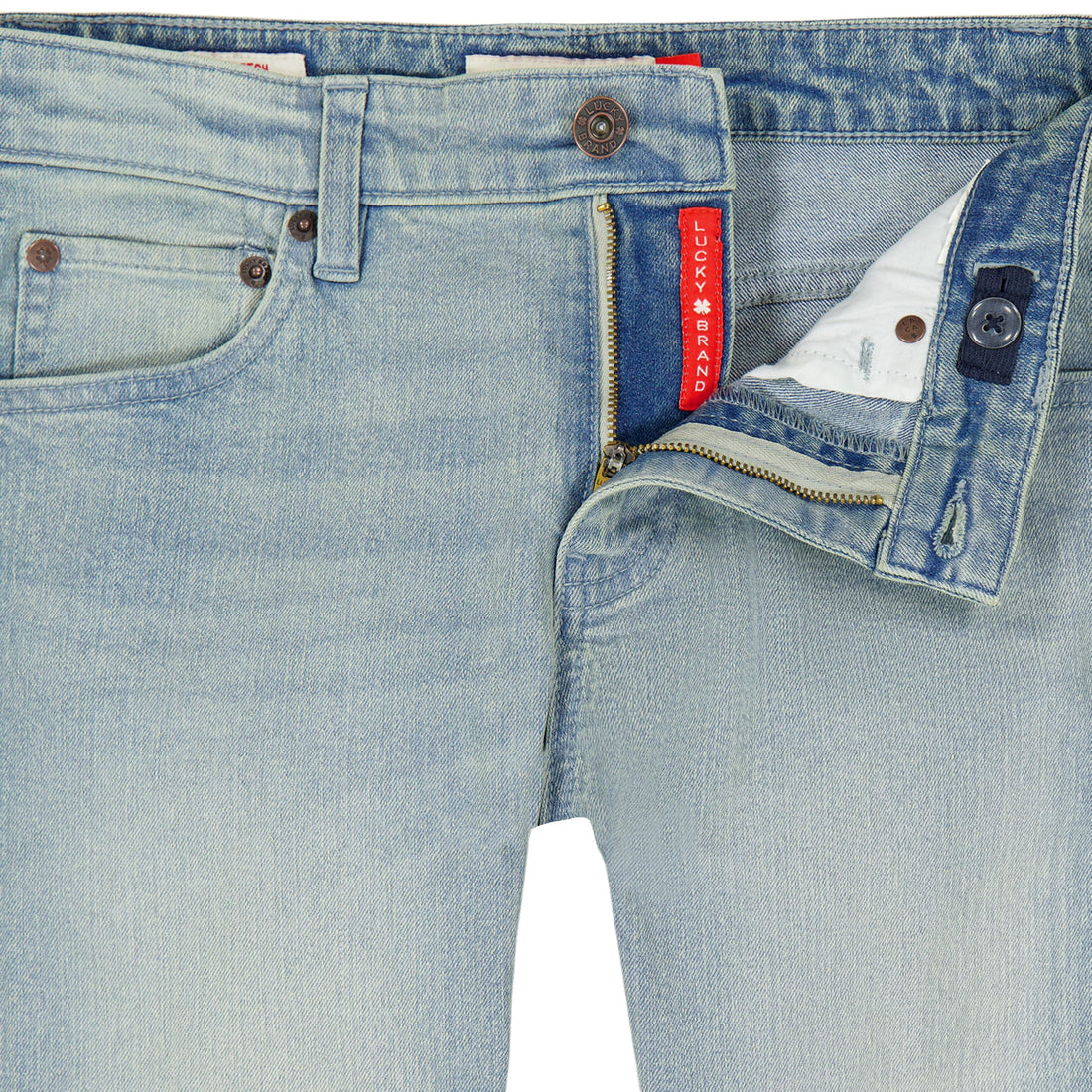 Lucky Brand Boys' Classic Fit Straight Leg Denim Jeans