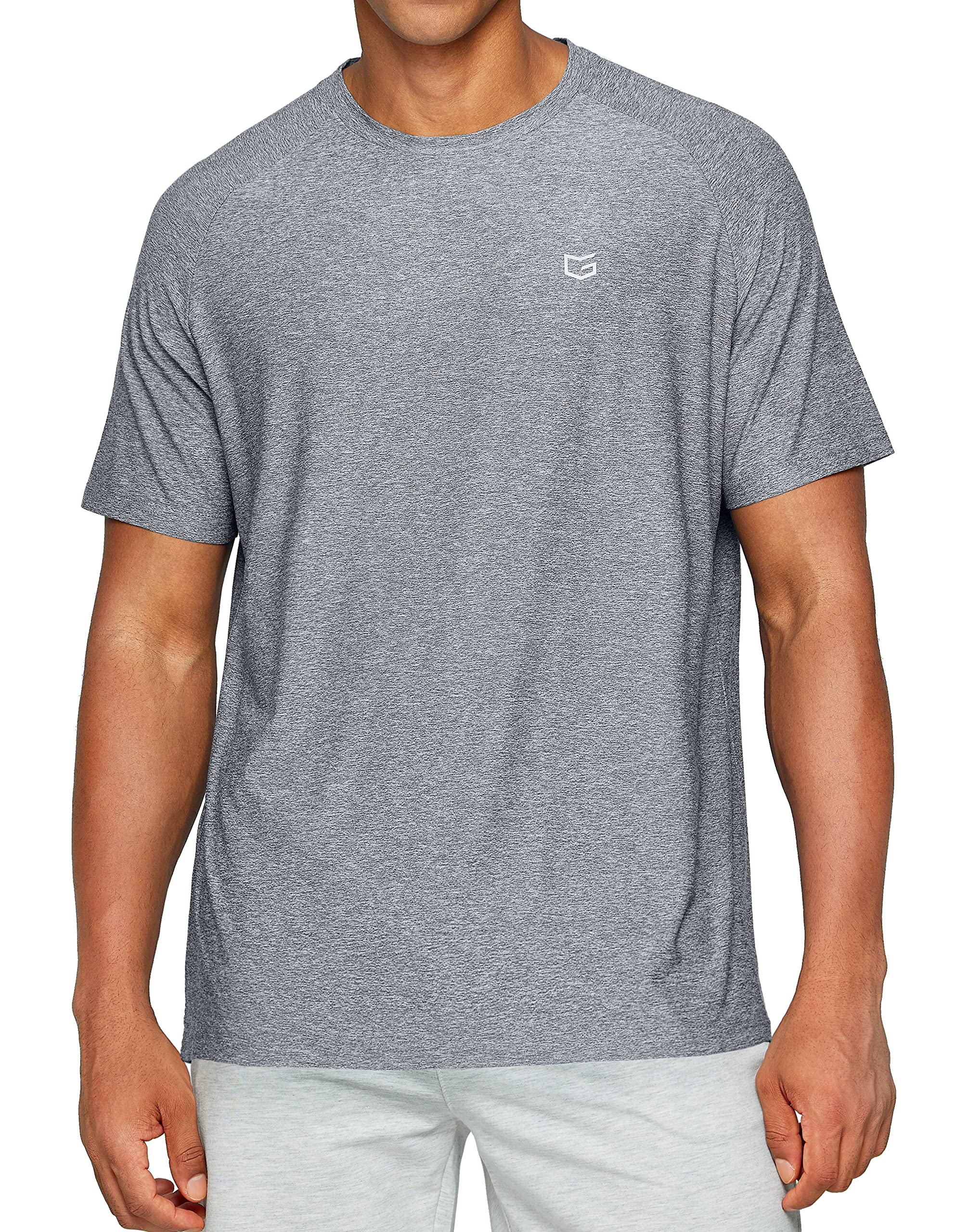 G Gradual Men's Workout Quick Dry T-Shirts Short Sleeve Lightweight Cooling Gym Shirts Tee for Running, Beach, Hiking