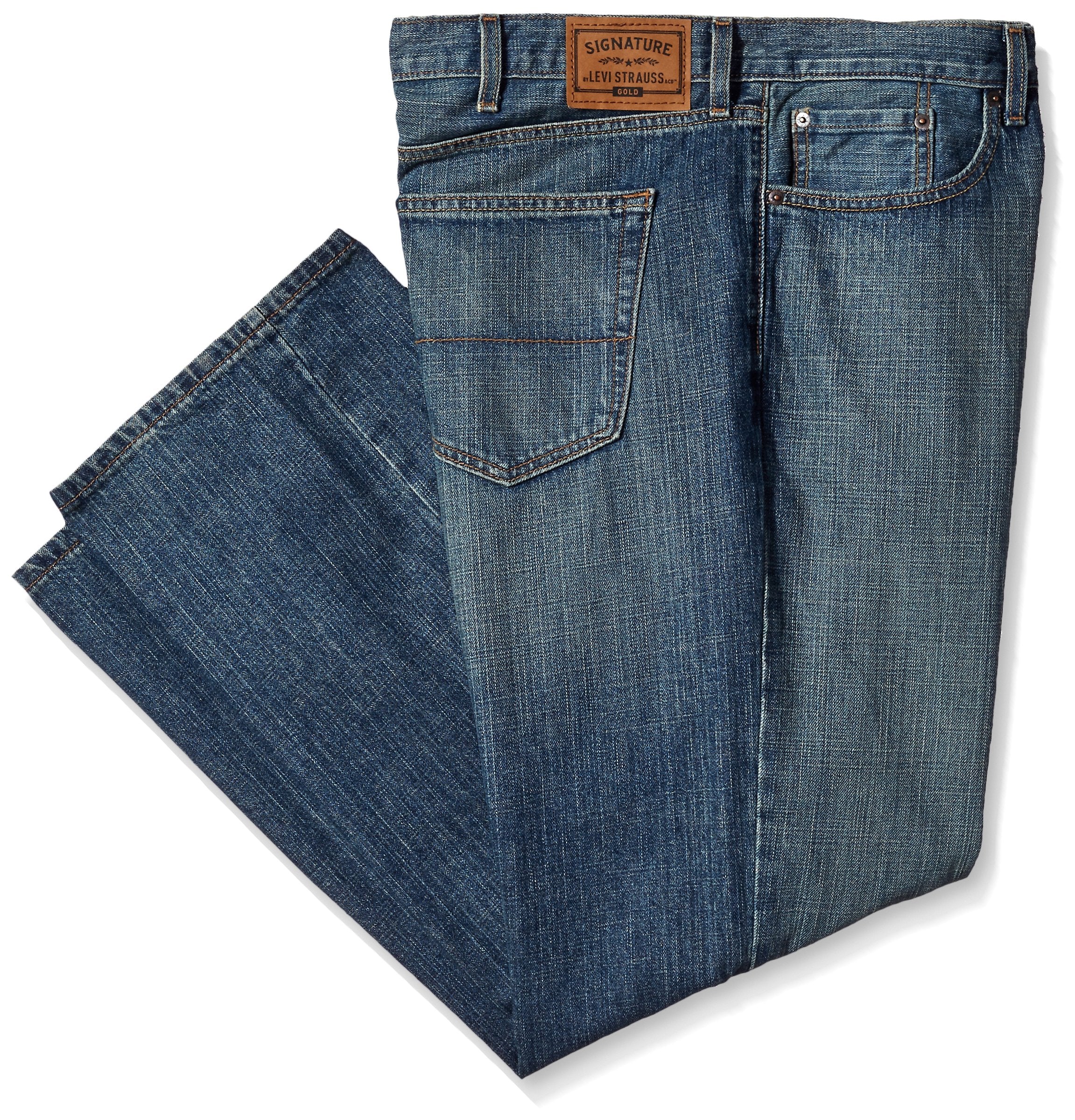 Levi Strauss Signature Gold Mens Relaxed Fit Flex Jeans (Available in Big & Tall)