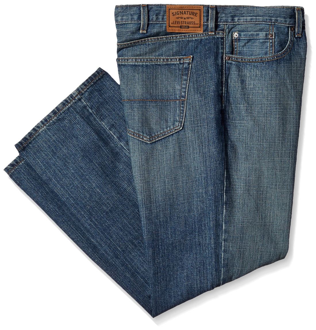 Levi Strauss Signature Gold Mens Relaxed Fit Flex Jeans (Available in Big & Tall)