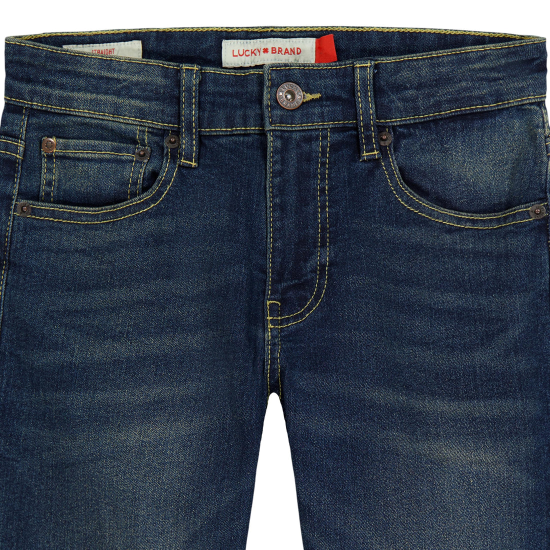 Lucky Brand Boys' Classic Fit Straight Leg Denim Jeans