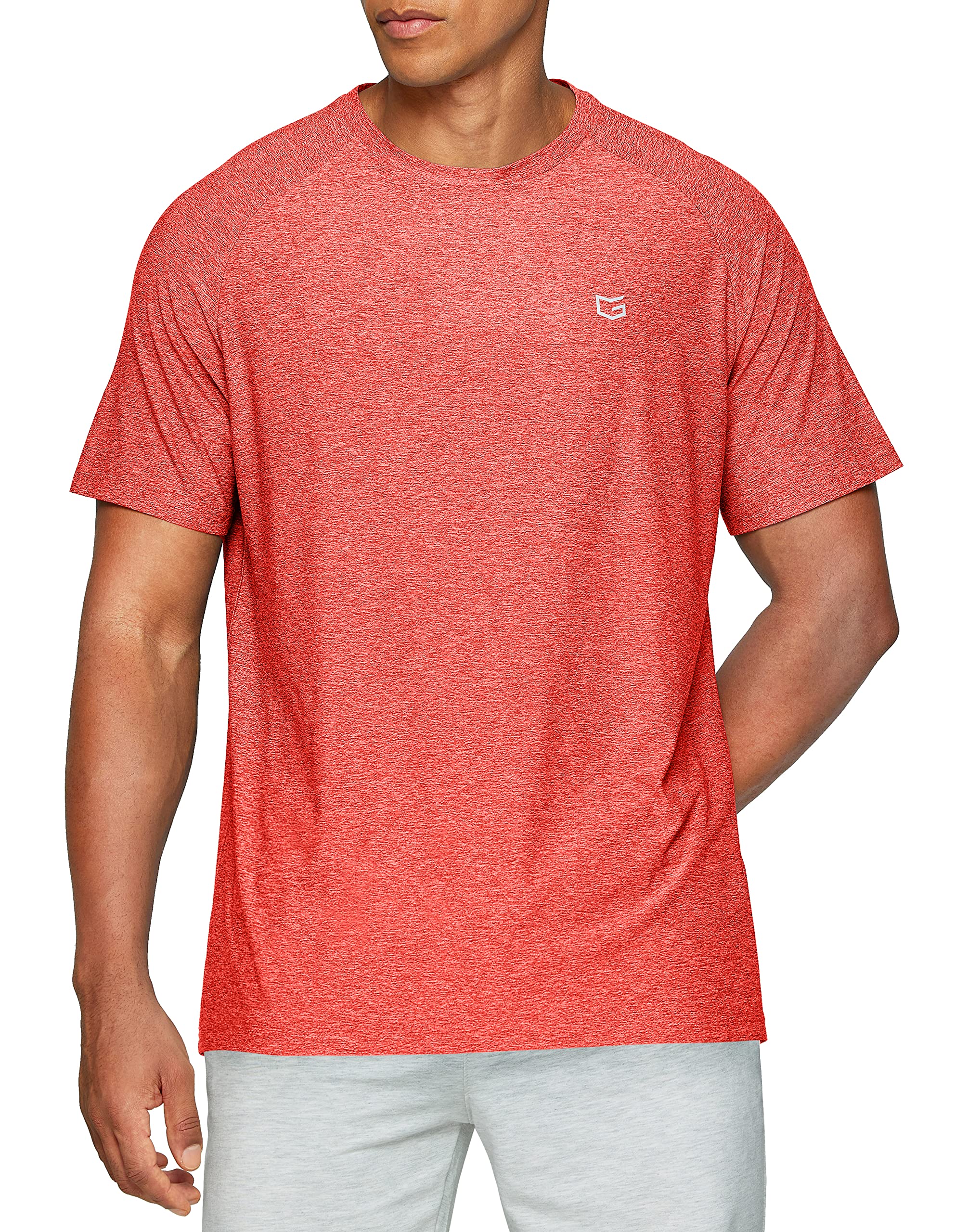 G Gradual Men's Workout Quick Dry T-Shirts Short Sleeve Lightweight Cooling Gym Shirts Tee for Running, Beach, Hiking