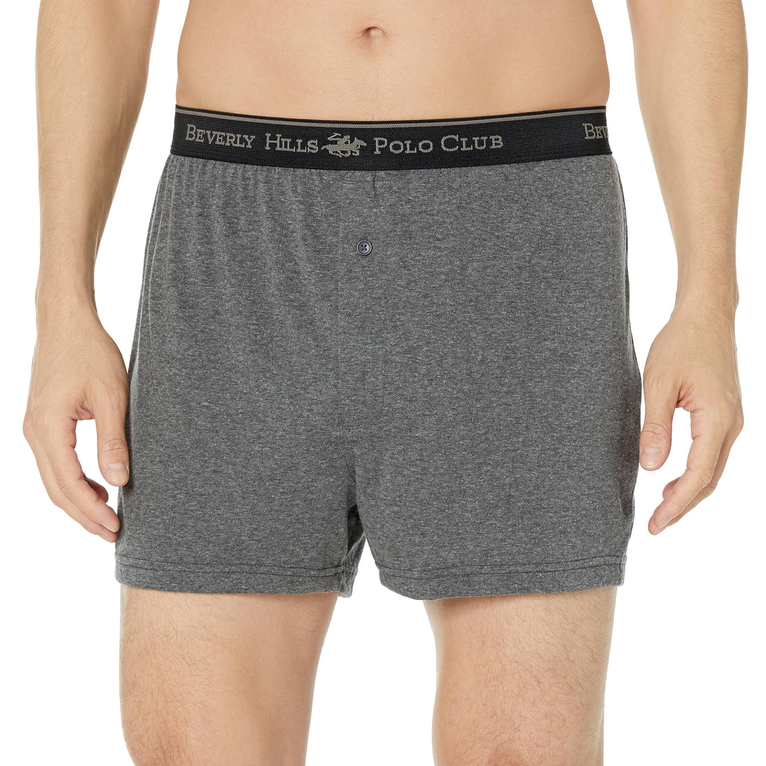 Beverly Hills Polo Club Men's 4 Pack Knit Boxer Short