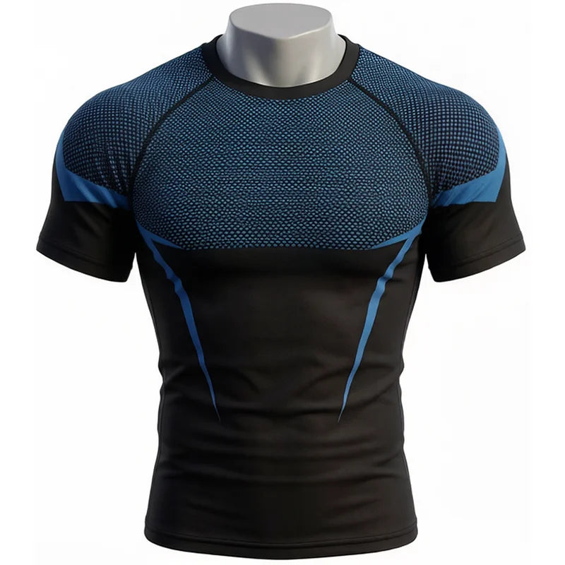 2026 Trendy Brand Super Hero Tight T-shirts Summer New Men Featuring Casual Comfortable And Breathable Sports And Fitness Wear