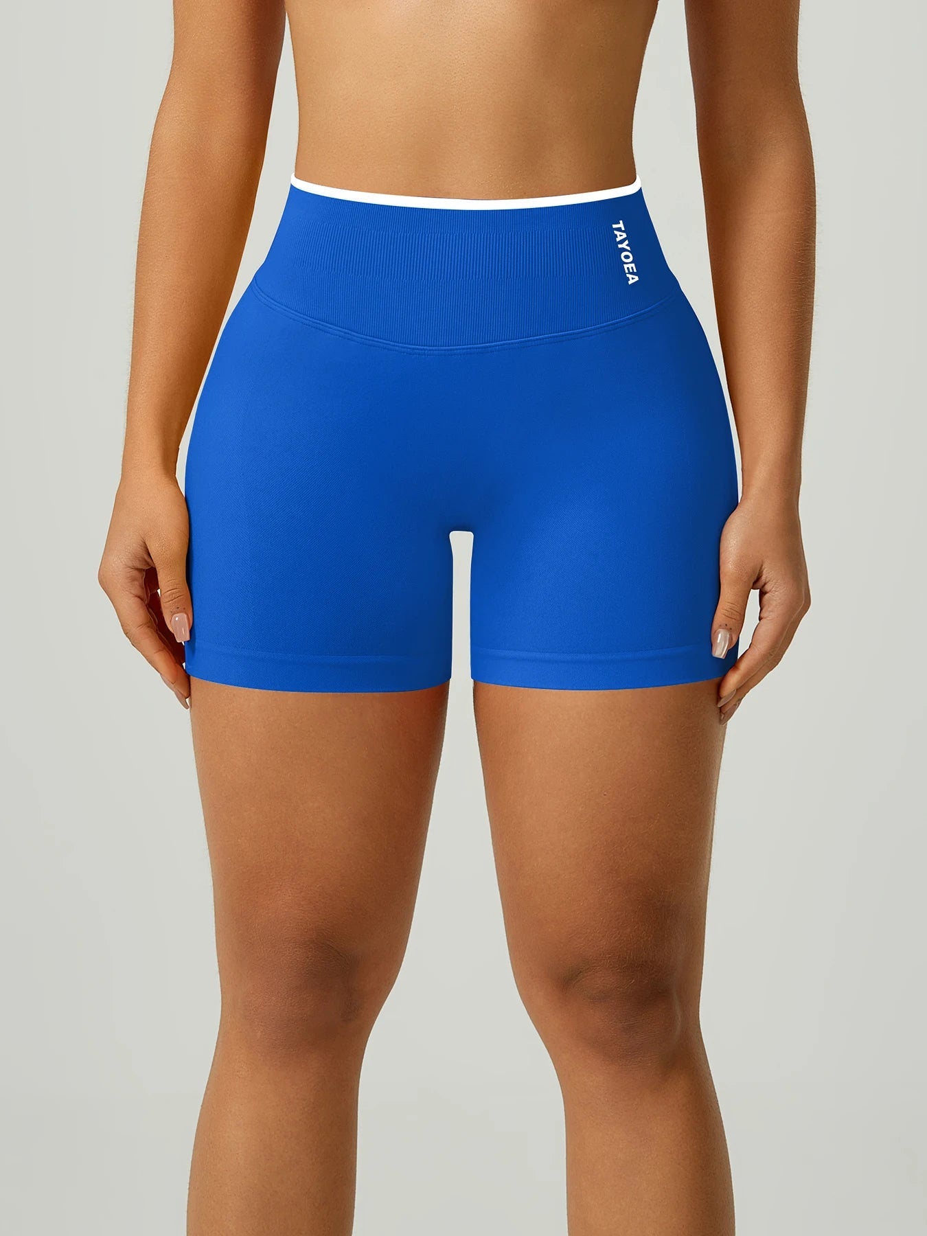 TAYOEA Best seller women’s yoga shorts, high rise wide waistband, seamless compression, squat proof, tummy control, glute lift, anti chafing, breathable quick dry moisture wicking, for HIIT running gym Pilates Tahsi Fashion House