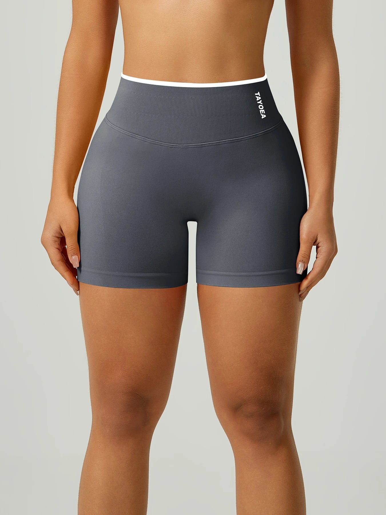 TAYOEA Best seller women’s yoga shorts, high rise wide waistband, seamless compression, squat proof, tummy control, glute lift, anti chafing, breathable quick dry moisture wicking, for HIIT running gym Pilates Tahsi Fashion House