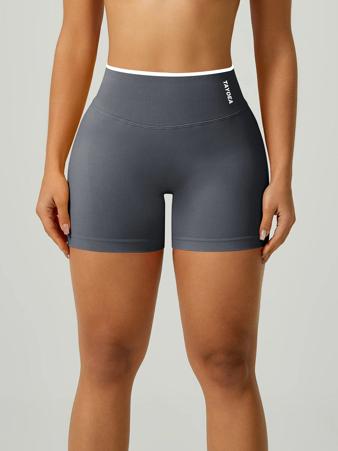 TAYOEA Best seller women’s yoga shorts, high rise wide waistband, seamless compression, squat proof, tummy control, glute lift, anti chafing, breathable quick dry moisture wicking, for HIIT running gym Pilates Tahsi Fashion House