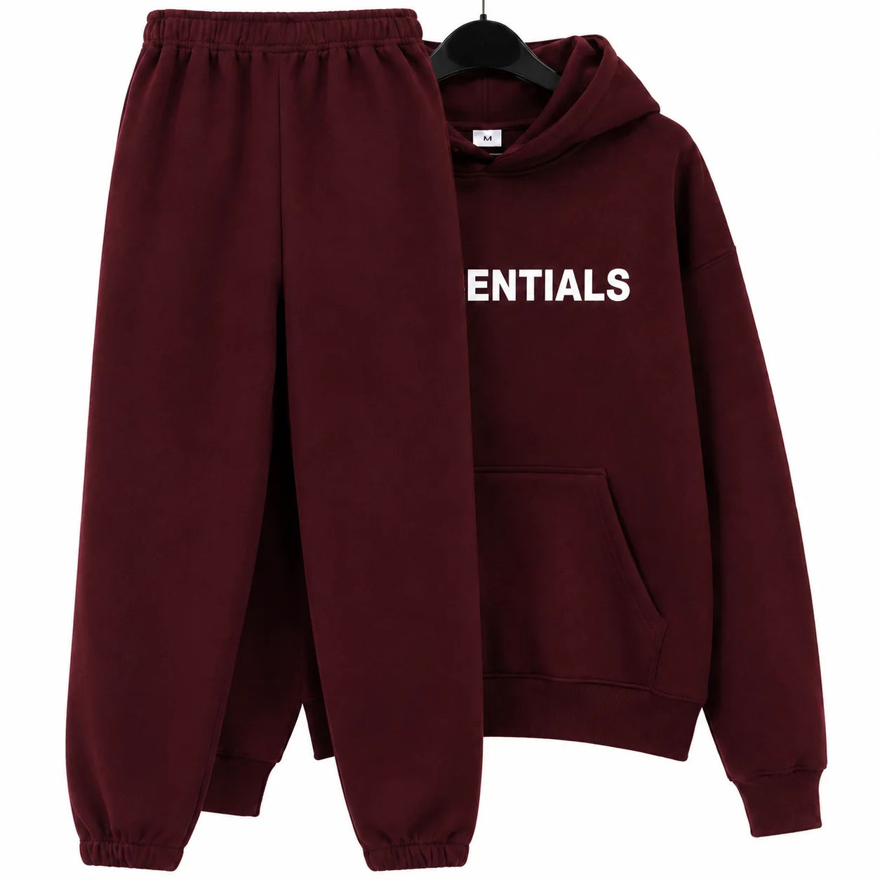 Men's and Women's Autumn and Winter Casual Print Drawstring Hoodies And Pants Set 2-Piece Hoodie + Sweatpants Brushed Loose Sweatshirt Suit，Hip-Hop Skateboard Casual Sportswear For Autumn And Winter