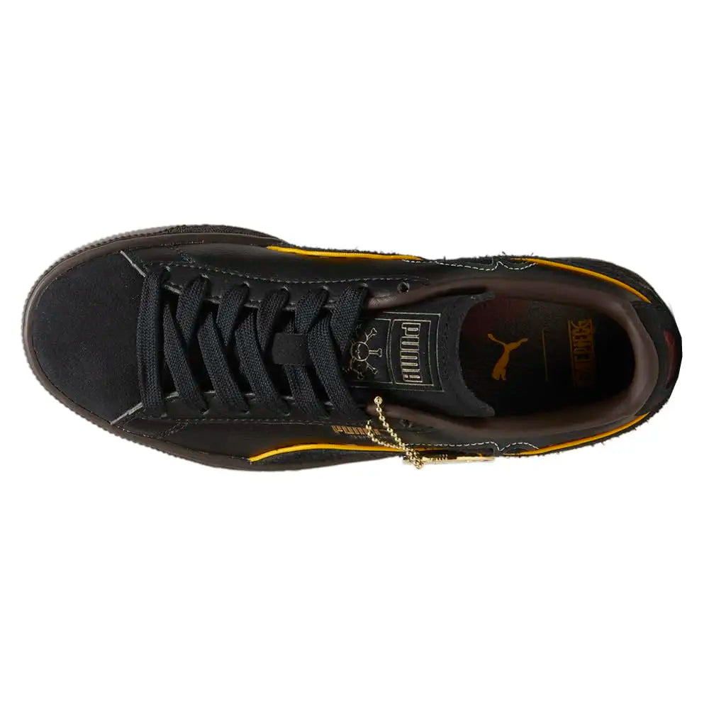 PUMA Kids Boys Suede 4 X One Piece Lace Up Sneakers