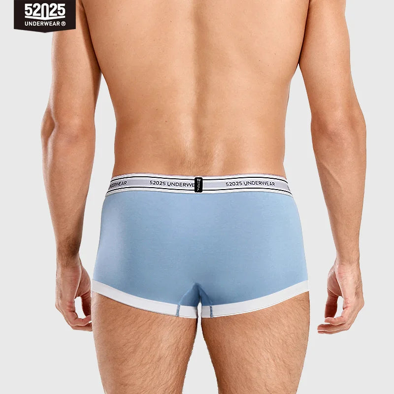 52025 Men's Cotton Modal Boxers (3-Pack) – Silky-Soft Fabric, Anatomical Contoured Pouch and Comfortable Everyday Fit