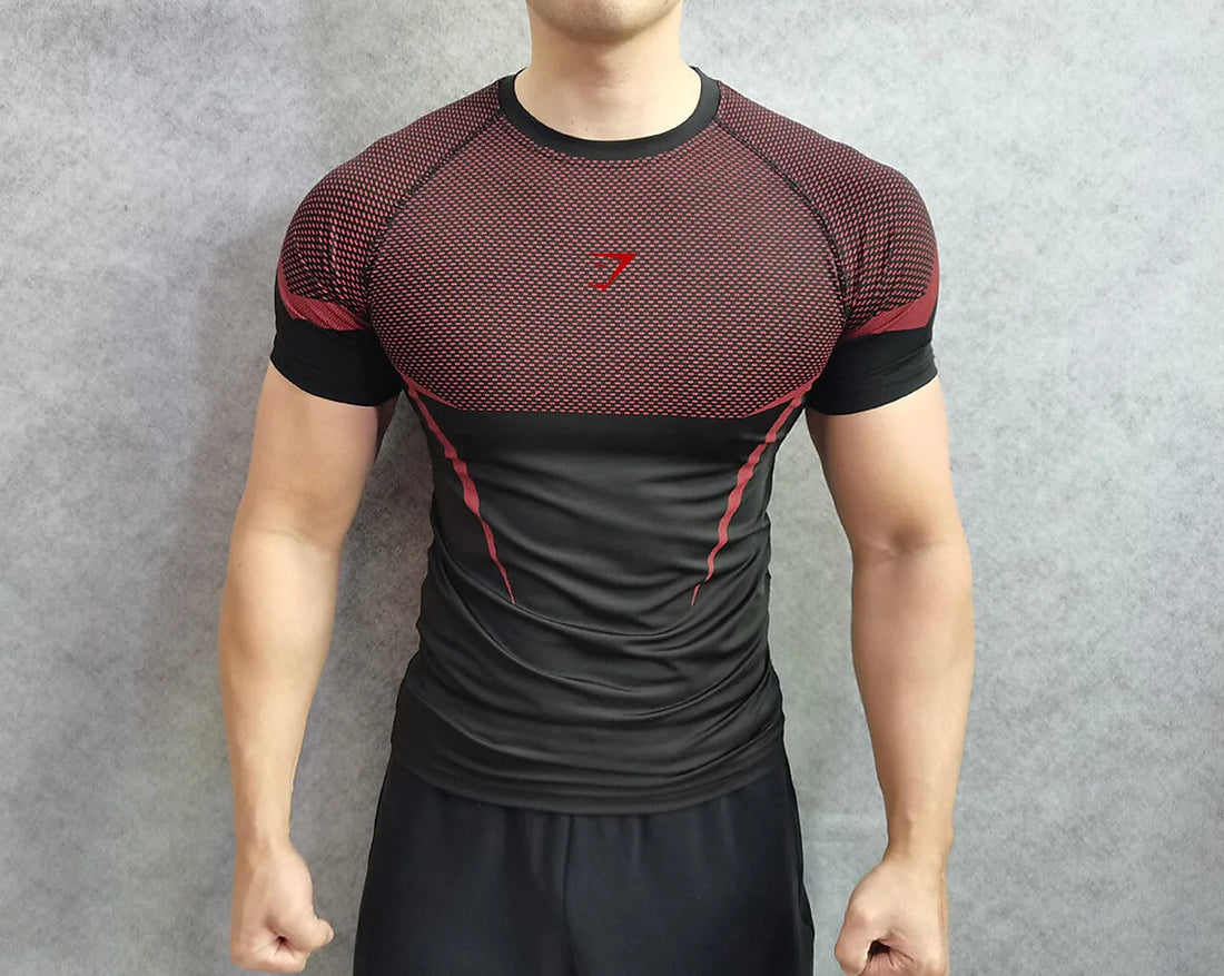 2026 Trendy Brand Super Hero Tight T-shirts Summer New Men Featuring Casual Comfortable And Breathable Sports And Fitness Wear