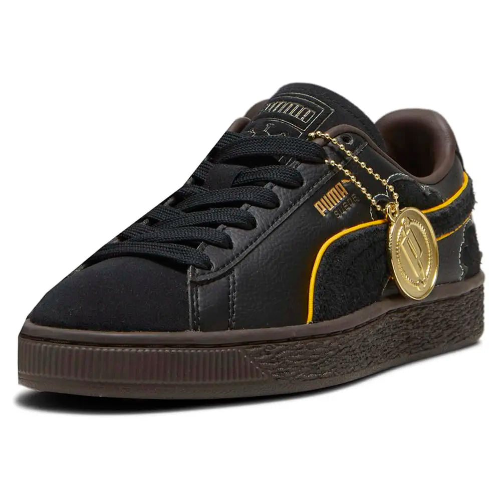 PUMA Kids Boys Suede 4 X One Piece Lace Up Sneakers