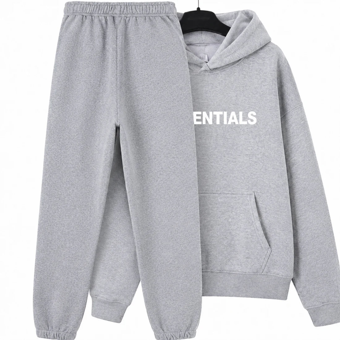 Men's and Women's Autumn and Winter Casual Print Drawstring Hoodies And Pants Set 2-Piece Hoodie + Sweatpants Brushed Loose Sweatshirt Suit，Hip-Hop Skateboard Casual Sportswear For Autumn And Winter
