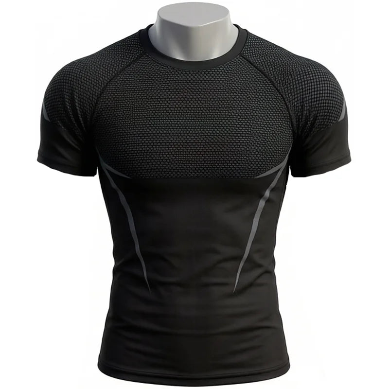 2026 Trendy Brand Super Hero Tight T-shirts Summer New Men Featuring Casual Comfortable And Breathable Sports And Fitness Wear
