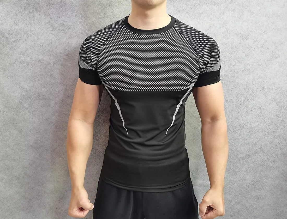 2026 Trendy Brand Super Hero Tight T-shirts Summer New Men Featuring Casual Comfortable And Breathable Sports And Fitness Wear