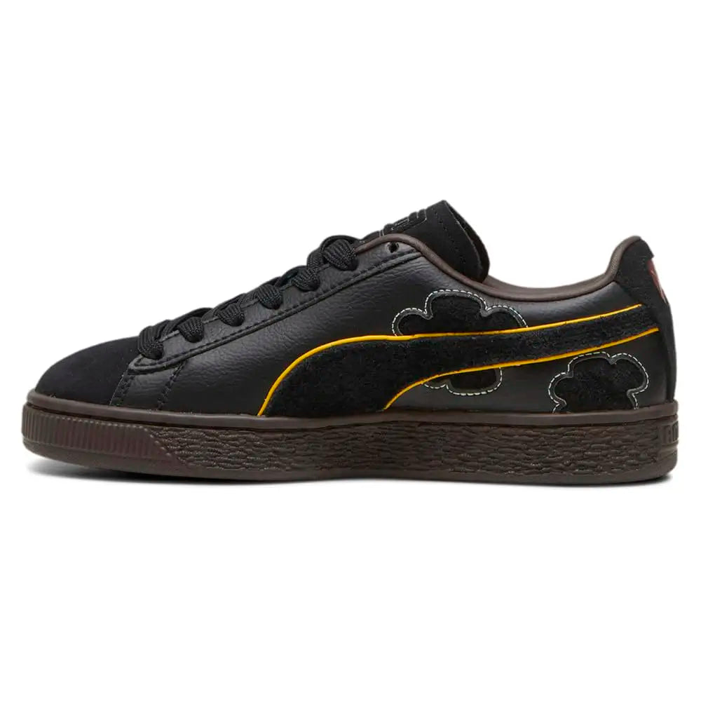 PUMA Kids Boys Suede 4 X One Piece Lace Up Sneakers