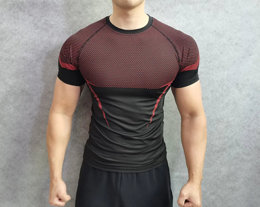 2026 Trendy Brand Super Hero Tight T-shirts Summer New Men Featuring Casual Comfortable And Breathable Sports And Fitness Wear