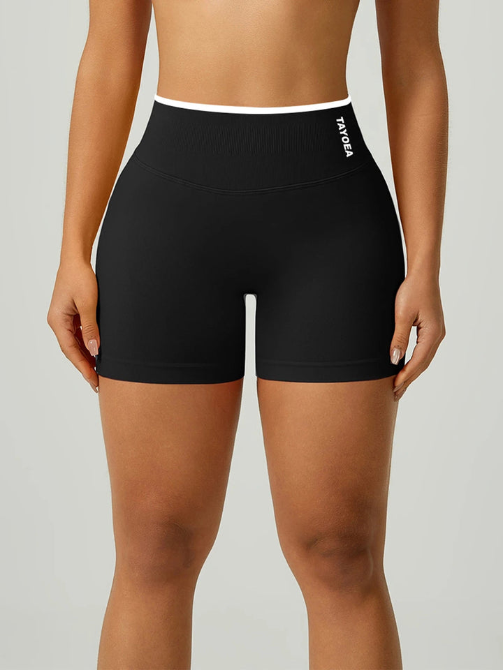 TAYOEA Best seller women’s yoga shorts, high rise wide waistband, seamless compression, squat proof, tummy control, glute lift, anti chafing, breathable quick dry moisture wicking, for HIIT running gym Pilates Tahsi Fashion House