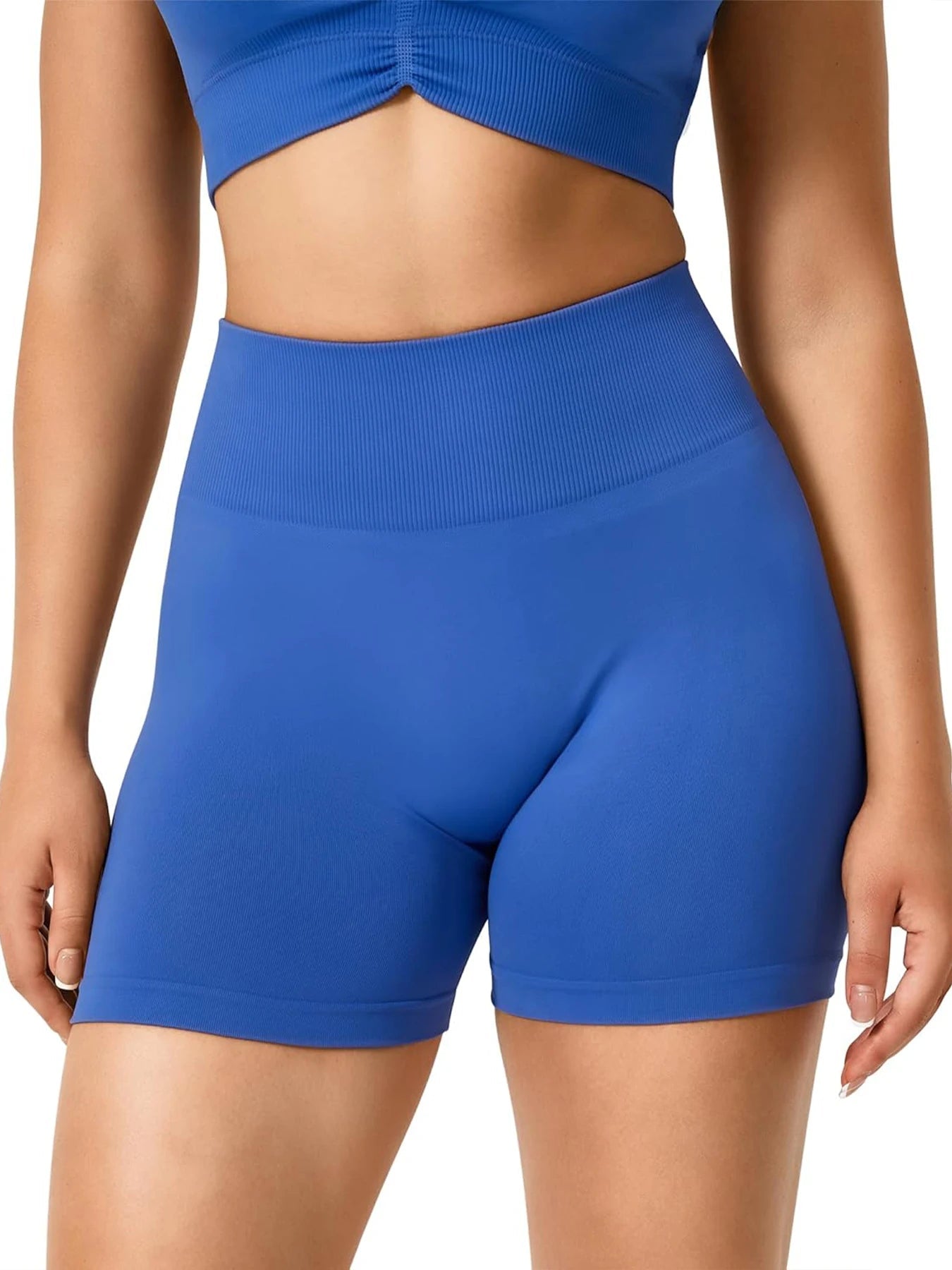 TAYOEA Seamless Yoga Shorts Women High Waist Tummy Control Gym Shorts Scrunch Butt Lifting Sport Shorts Naked Feeling Squat Proof Workout Biker Shorts Running Fitness Tight Shorts Tahsi Fashion House