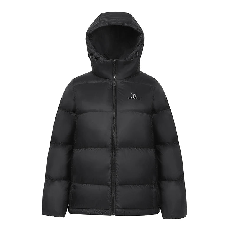 GOLDEN CAMEL Down Jackets Women Warm Hooded Thickened Bread Hiking Jacket for Men 2023 Puffer Heated Clothes Men's Winter Coats