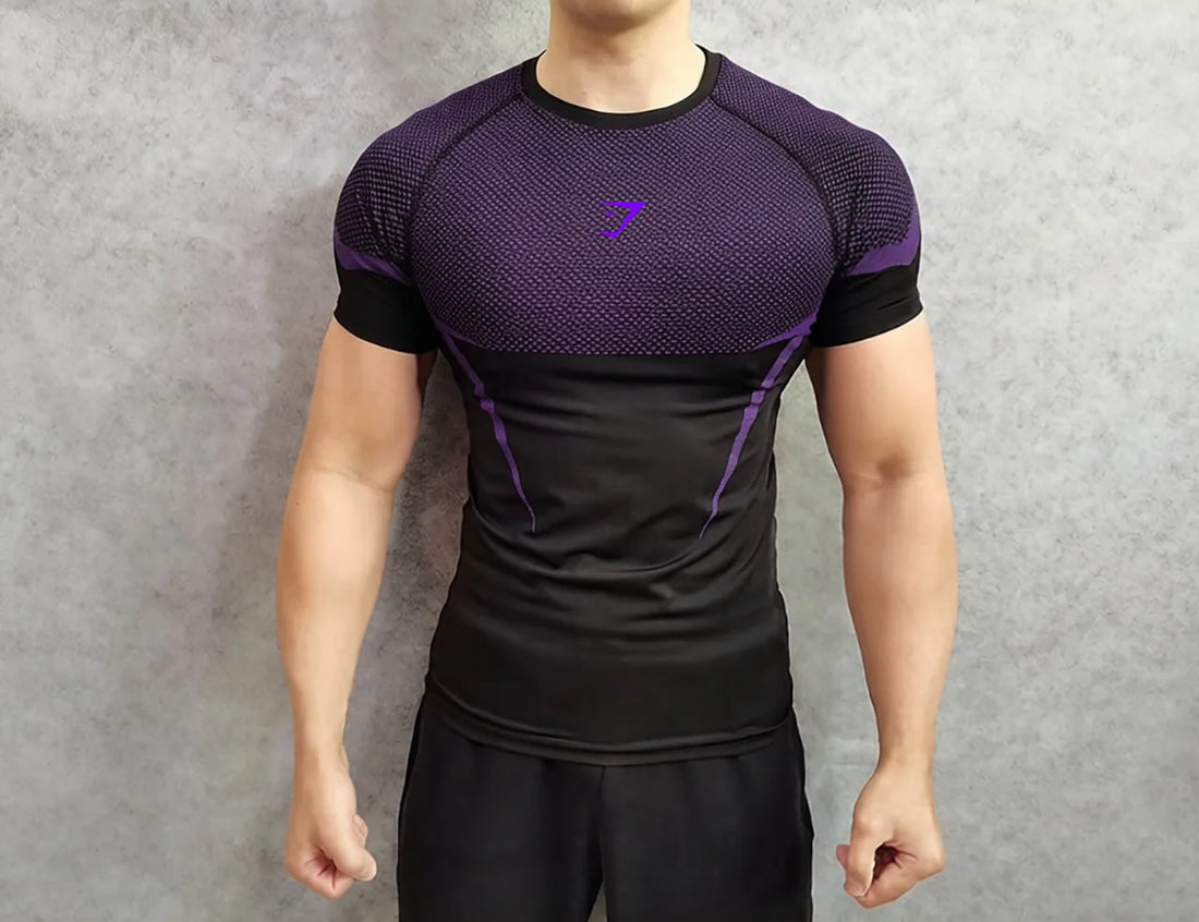 2026 Trendy Brand Super Hero Tight T-shirts Summer New Men Featuring Casual Comfortable And Breathable Sports And Fitness Wear
