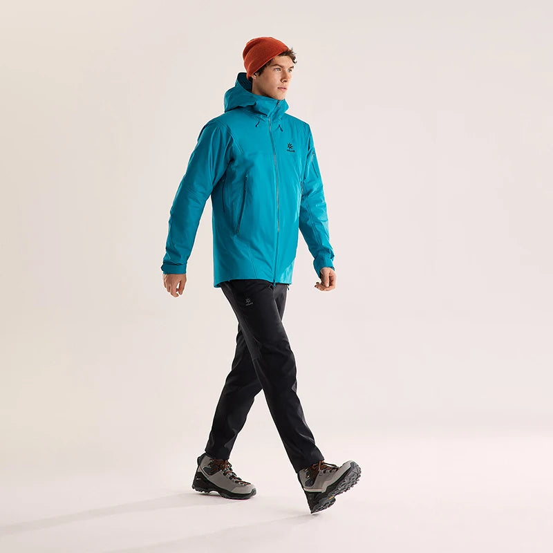 KAILAS Bogda Plus Hardshell  Thermal Hooded jacket Outdoor Waterproof And Windstopper Hiking Jacket KG2441118