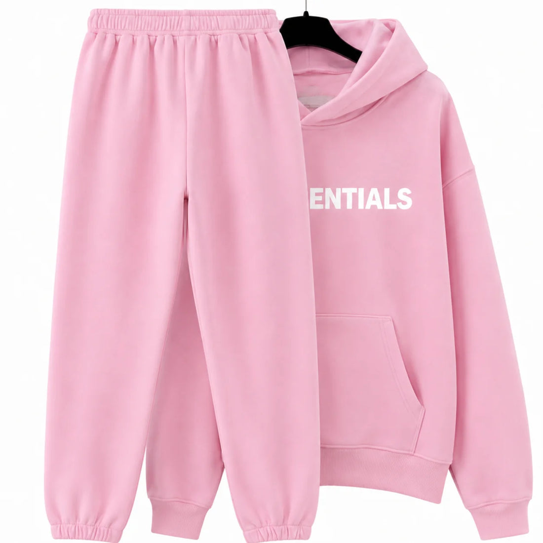 Men's and Women's Autumn and Winter Casual Print Drawstring Hoodies And Pants Set 2-Piece Hoodie + Sweatpants Brushed Loose Sweatshirt Suit，Hip-Hop Skateboard Casual Sportswear For Autumn And Winter