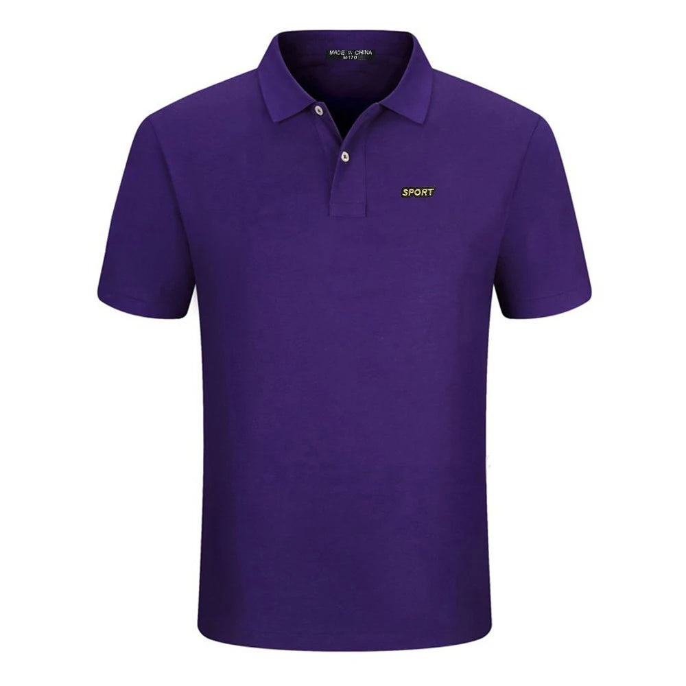 Top Quality  New Solid Color Mens Polos Shirts 100% Cotton Short Sleeve Casual Polos Hommes Fashion Summer Lapel Male tops