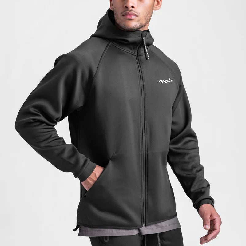 Men Hoodies Sweatshirts Autumn Coat for Men Casual Workout Joggers Sportswear - ATFH