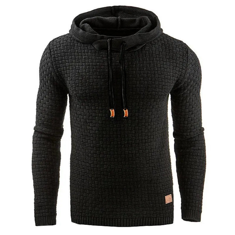 Warm Men's Solid Color Casual Hoodie Oversize Sweatshirt Sweatshirt With Zipper Paired Hoodies and Hoodies Women Man Sweatshirts - ATFH