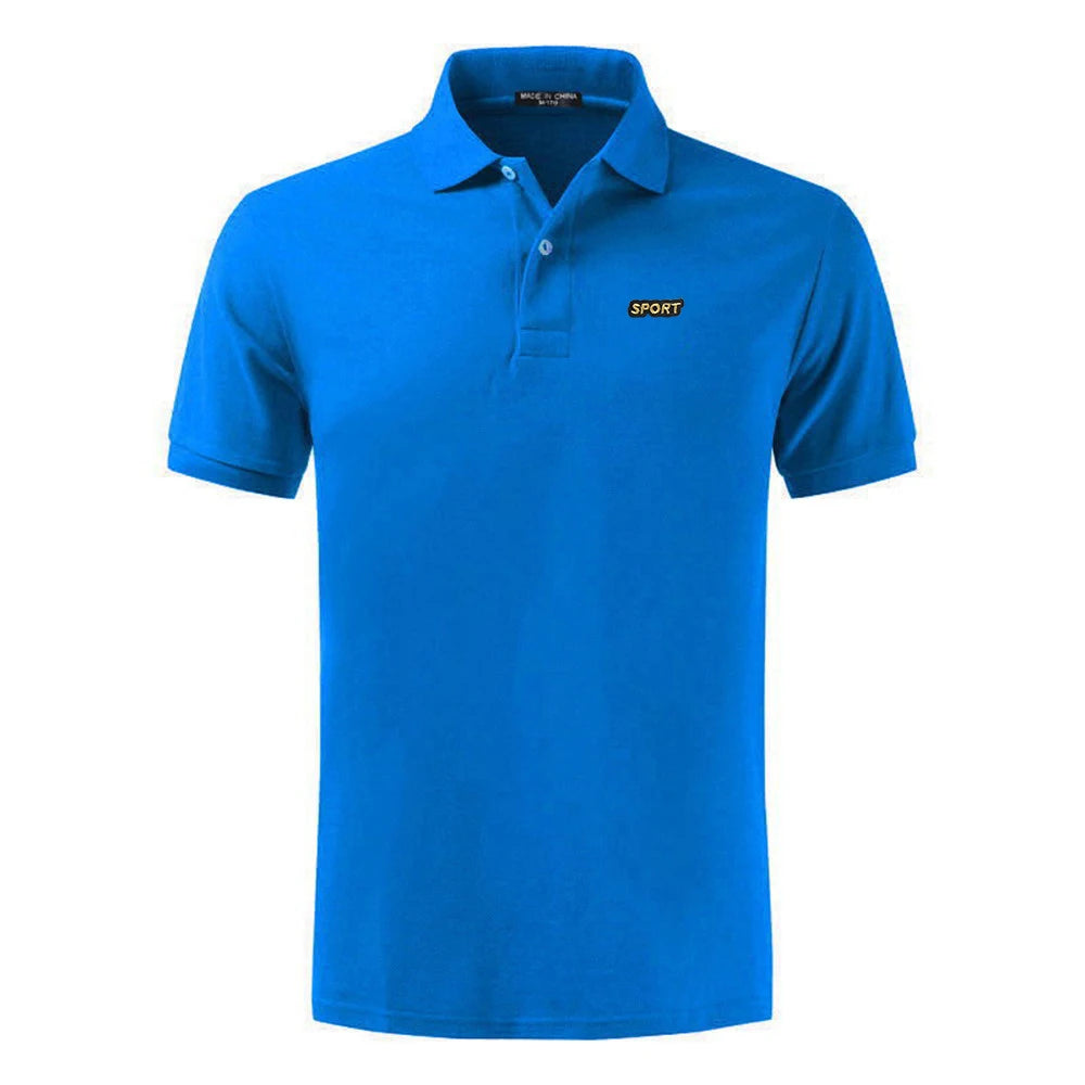 Top Quality  New Solid Color Mens Polos Shirts 100% Cotton Short Sleeve Casual Polos Hommes Fashion Summer Lapel Male tops