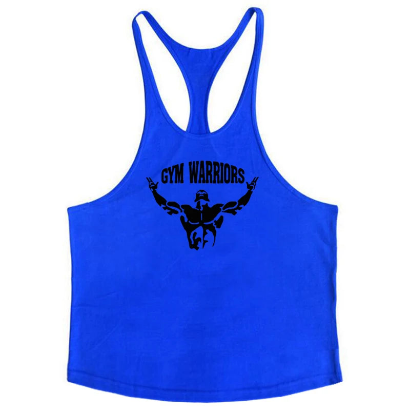 Bodybuilding Stringer Tank Tops Men Anime funny summer Tops No Pain No Gain vest Fitness clothing Cotton gym singlets