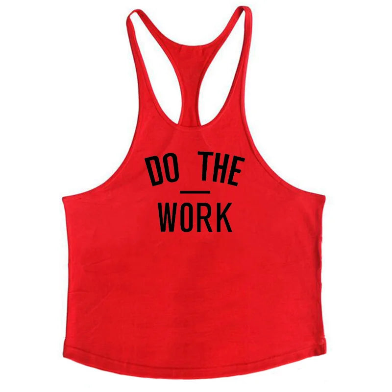 Bodybuilding Stringer Tank Tops Men Anime funny summer Tops No Pain No Gain vest Fitness clothing Cotton gym singlets