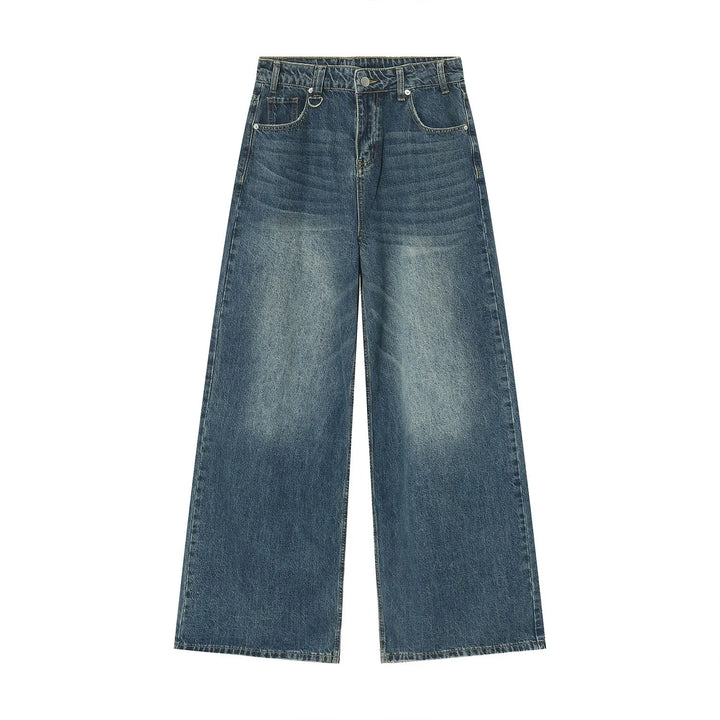 New Retro Loose Custom Mens Pants Add LOGO Mens Baggy Jeans Men Trousers Jeans