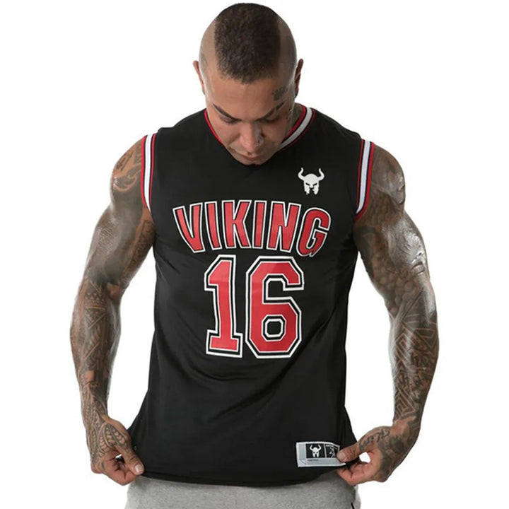 Bodybuilding Tank Tops Men Gym Fitness Sleeveless Shirt Male Slim Stringer Singlet Summer Casual Fashion Printed Undershirt Vest
