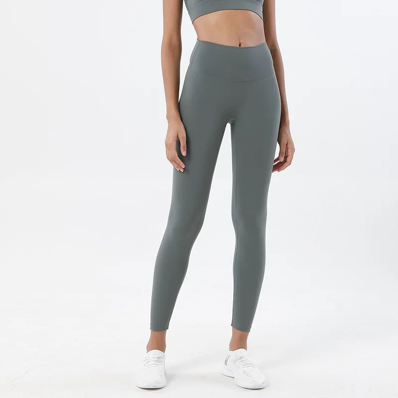 TRY TO BN Gym Leggings Women High Waisted Leggings Buttery Soft Tummy Control Seamless Yoga Pants Fitness Workout Running Tights - ATFH